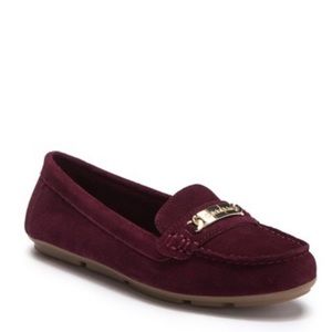 Calvin Klein Lunasi Suade Loafers. Brand New